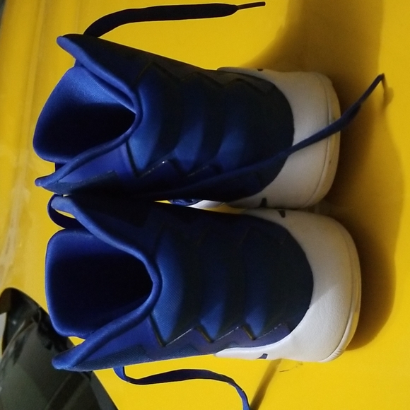 NIKE - HYPERDUNK blue Zoom- kids basketball shoes. Sz US 7m stle# 845120-001. - Picture 7 of 13